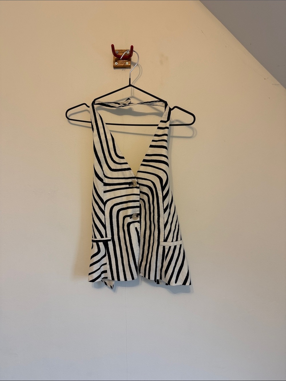 Mango linen vest top